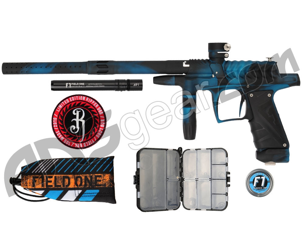 Field One/Bob Long Ripper G6R Intimidator - Teal/Black Acid Wash