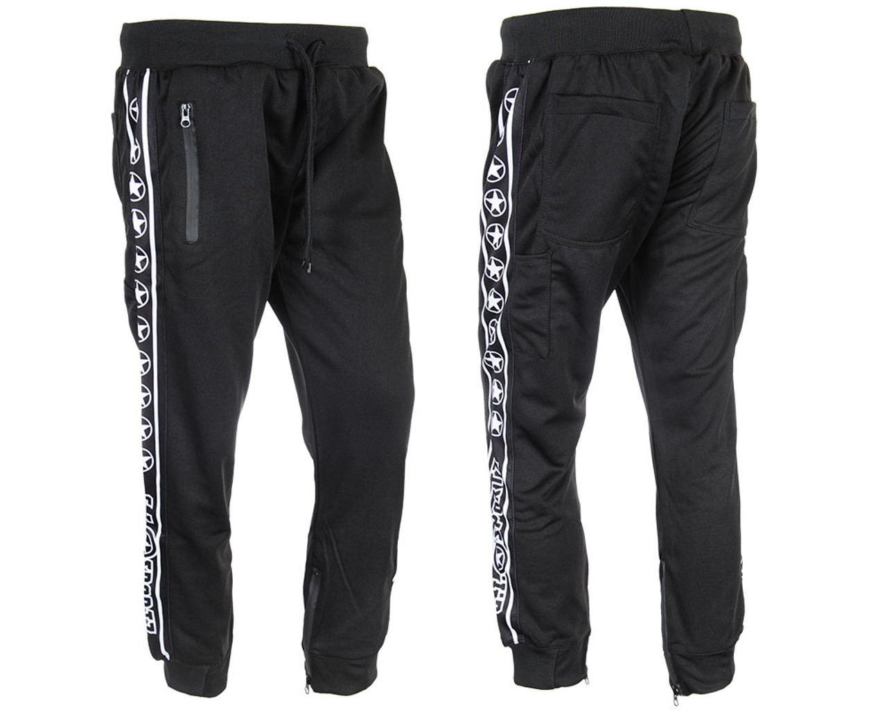 GI Sportz Jogger Paintball Pants - Logo Black/White