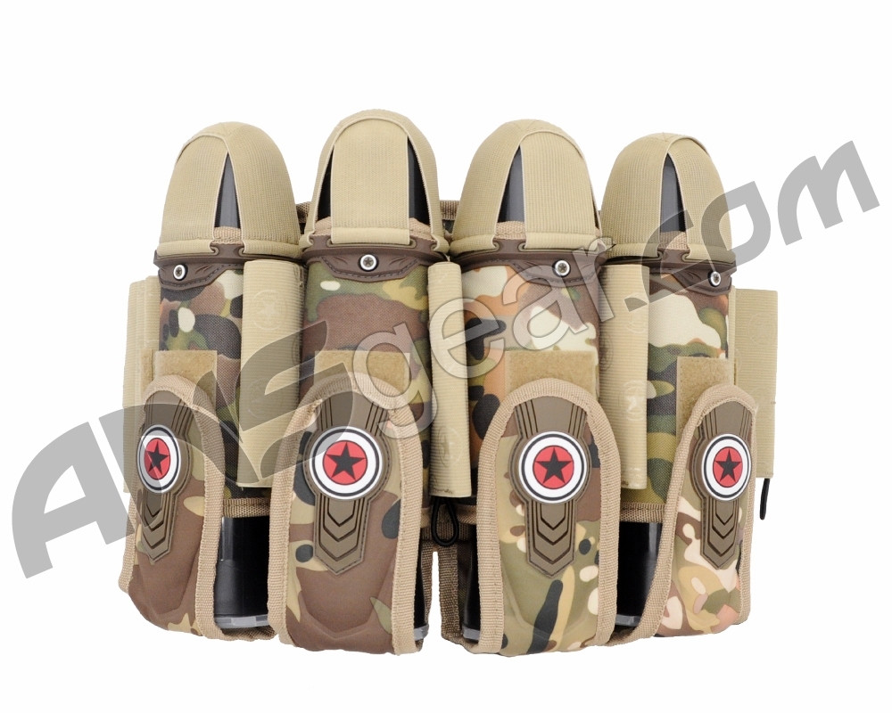 GI Sportz 4+7 Race Pack Paintball Harness Multicam