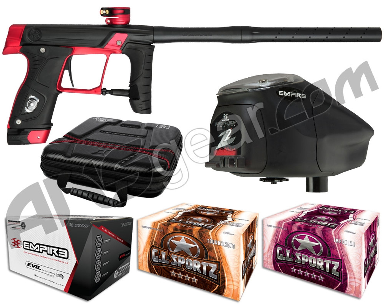 GI Sportz Stealth Paintball Gun w/ Empire Prophecy Z2 Loader