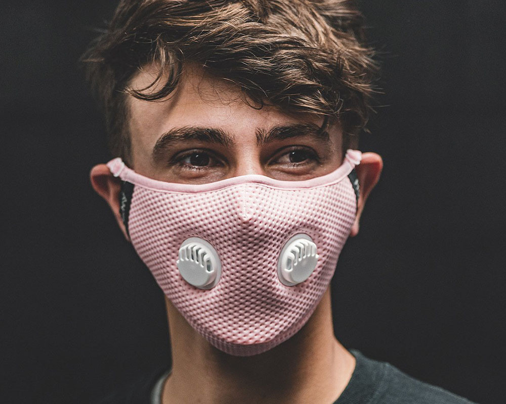 Fileted Face HK Army FLTRD Air Carbon Filtered Face Mask - Pink