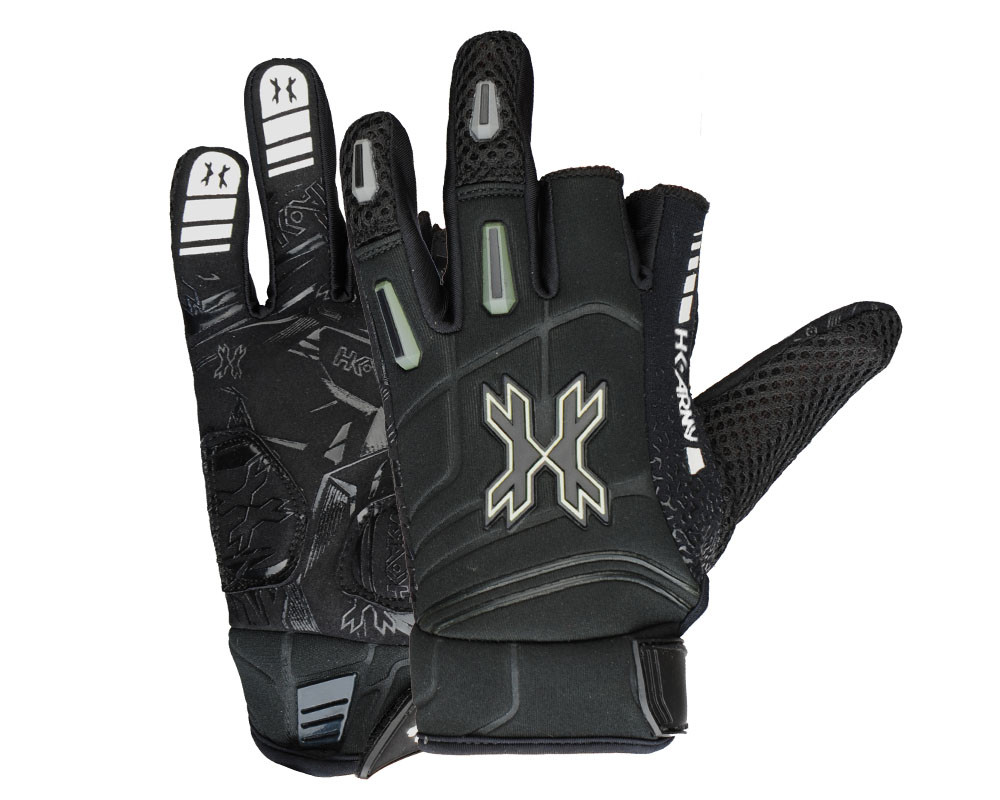 HK Army Hardline Paintball Gloves Black/Olive/Grey