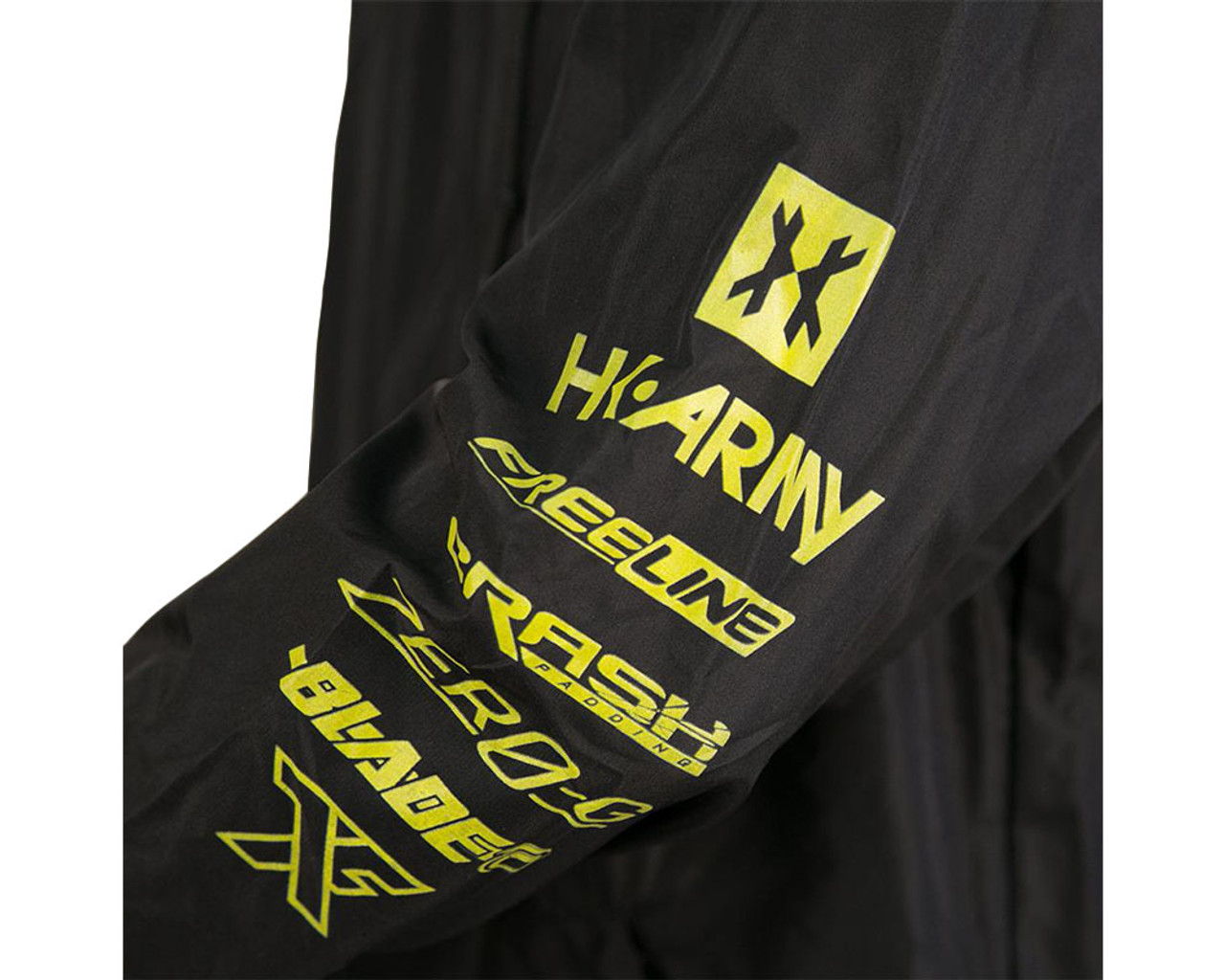 HK Army Infamous Zip Up Windbreaker Jacket - Black
