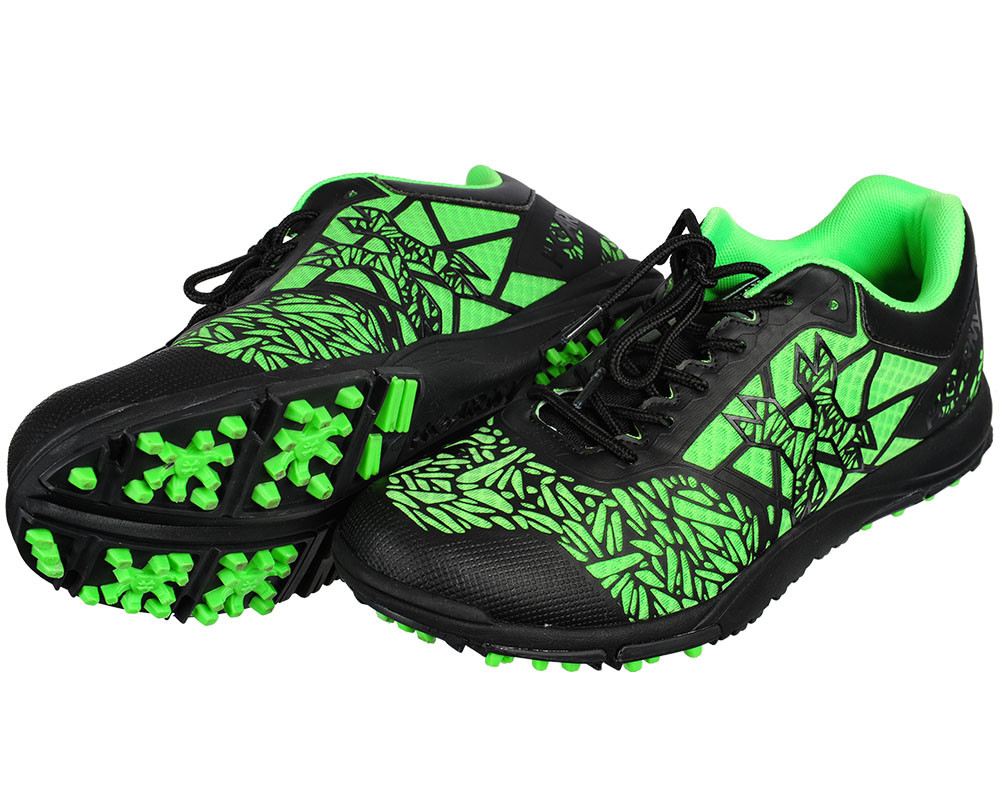 HK Army Shredder 2 Paintball Cleats - Black/Green