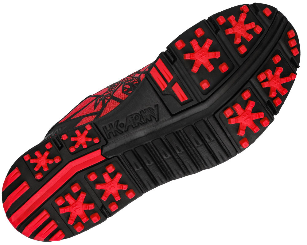 HK Army Shredder 2 Paintball Cleats Black/Red