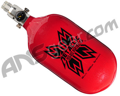 Réservoir HPA HK Army Aerolite HSTL Tri-Label 68/4500 - Neuf - Rouge Et Blanc