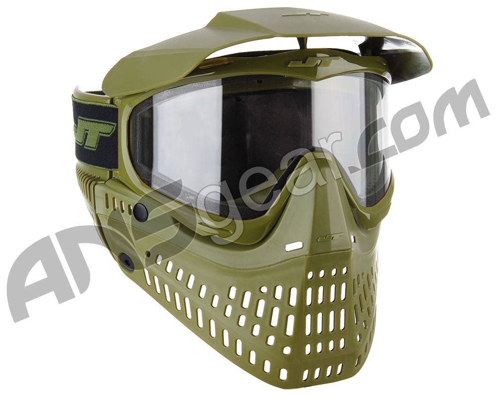 Jt Flex Spectra ProShield Thermal Paintball Mask - Olive - ANSgear.com