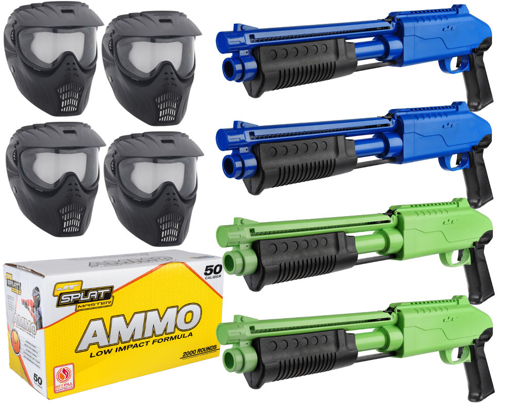 JT Splatmaster .50 Cal Z200 Shotgun Mega Kit - Blue/Green