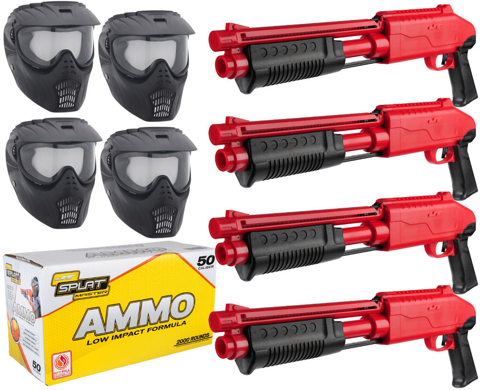 シーバス　ランガンセット JT Splatmaster .50 Cal Z200 Shotgun Mega Kit - Red