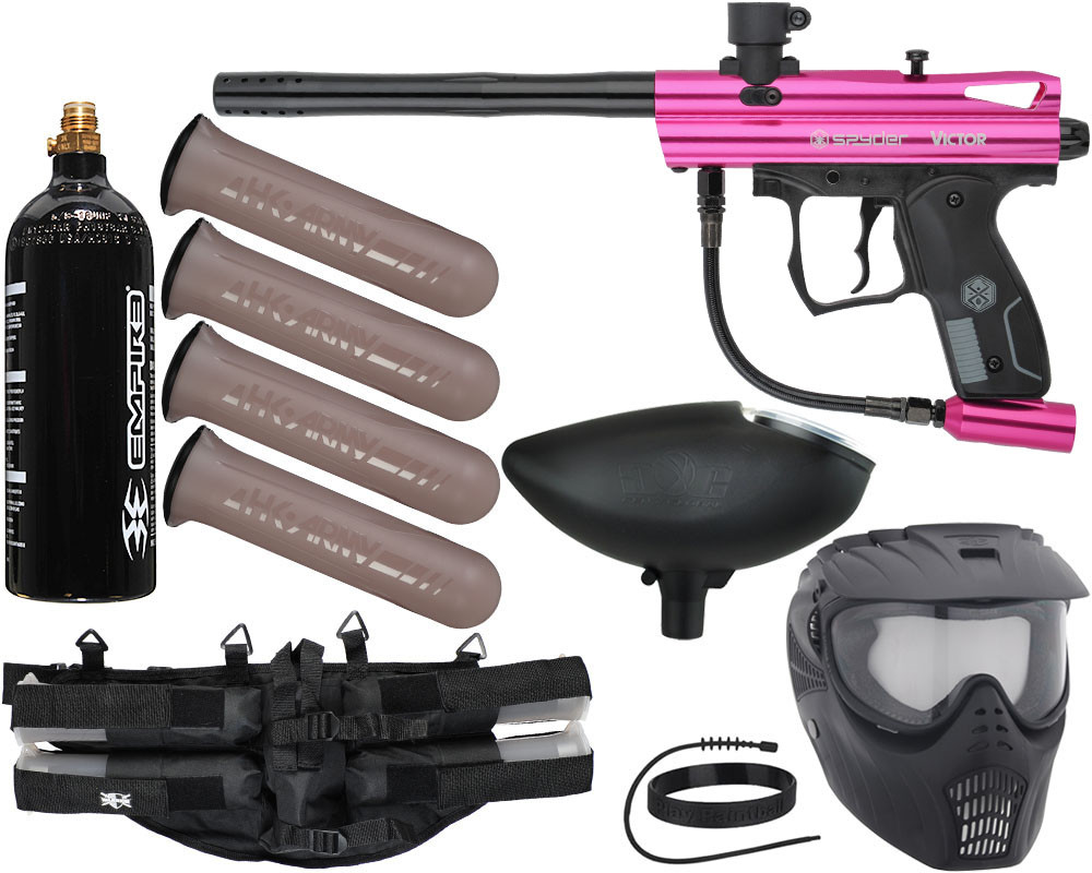 Kingman Spyder Victor Epic Paintball Gun Package Kit - ANSgear.com