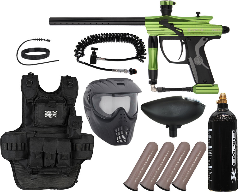 Kingman Spyder Fenix Heavy Gunner Paintball Gun Package Kit