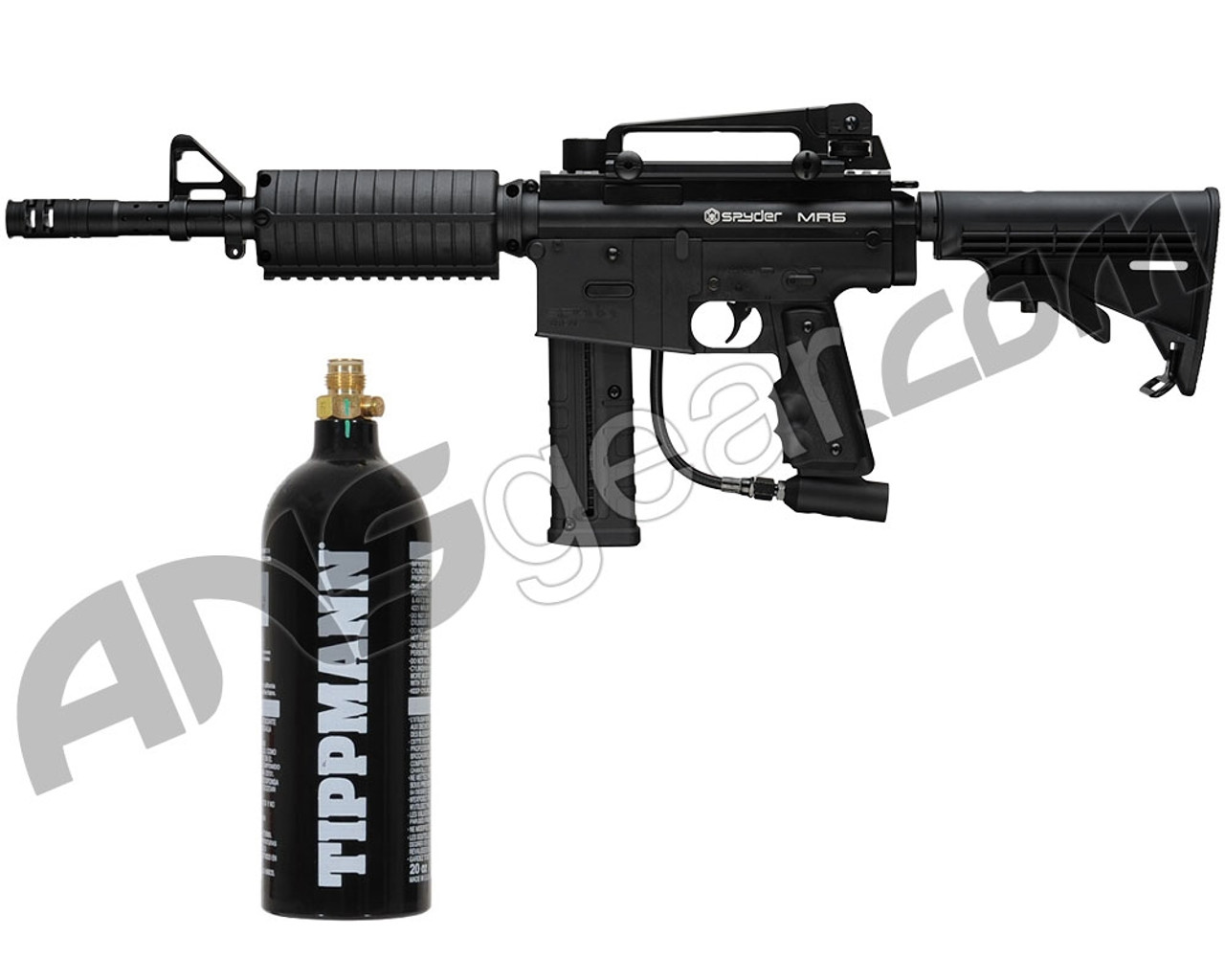 Kingman Spyder MR6 Paintball Gun w/ FREE 20 oz CO2 Tank
