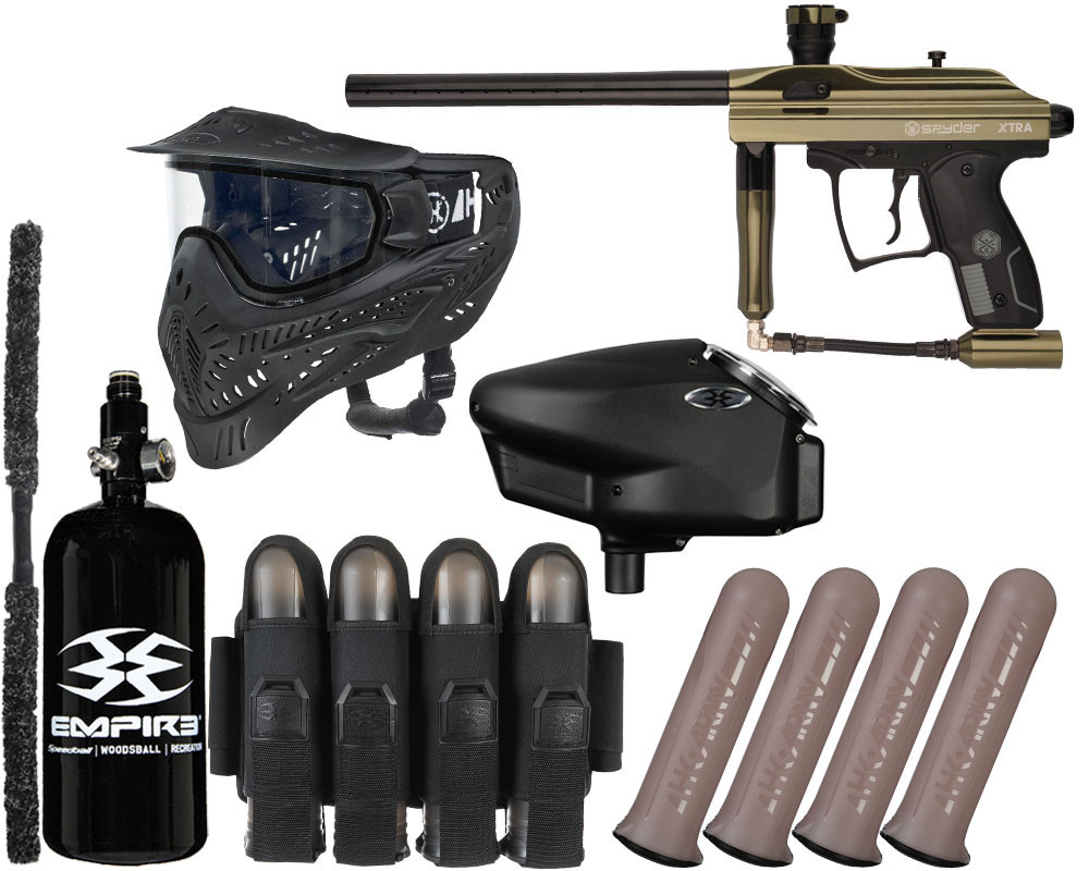 Action Village - Kit de pistola para paintball, con Kingman Spyder Epic