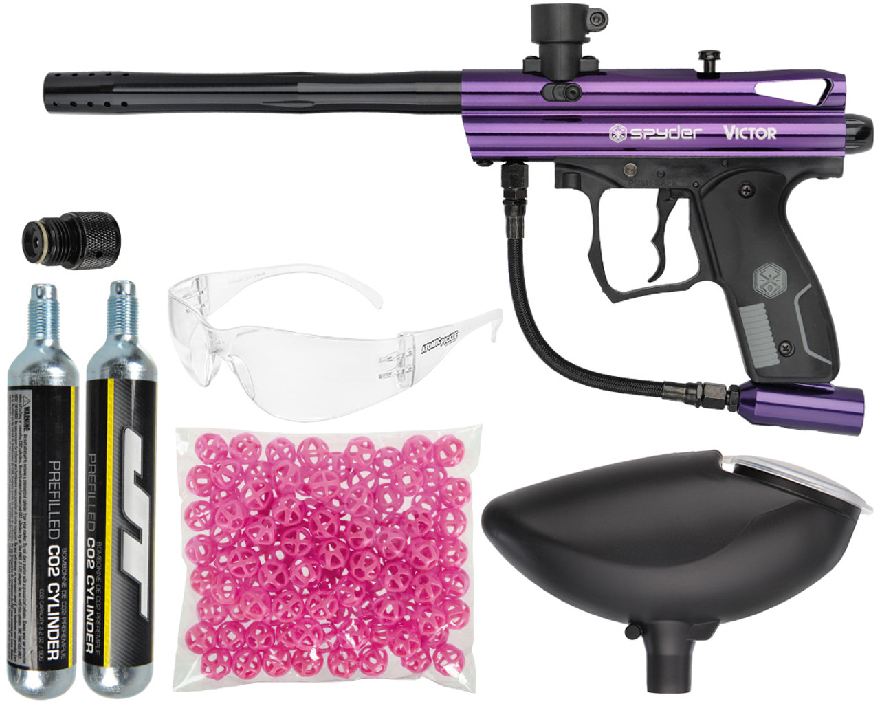 sniper様6045×1ケ6035×2ヶ Kingman Spyder Victor Atomic Pickle Ready To Play Paintball