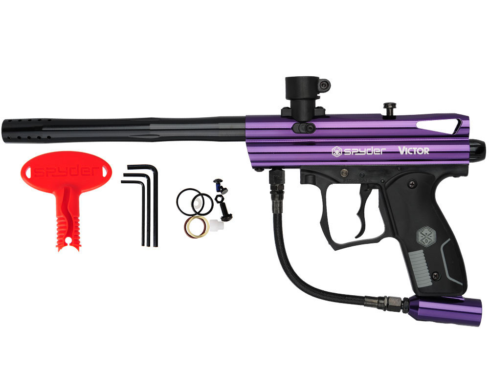 Kingman Spyder Victor Semi-Auto Paintball Gun - Gloss Purple