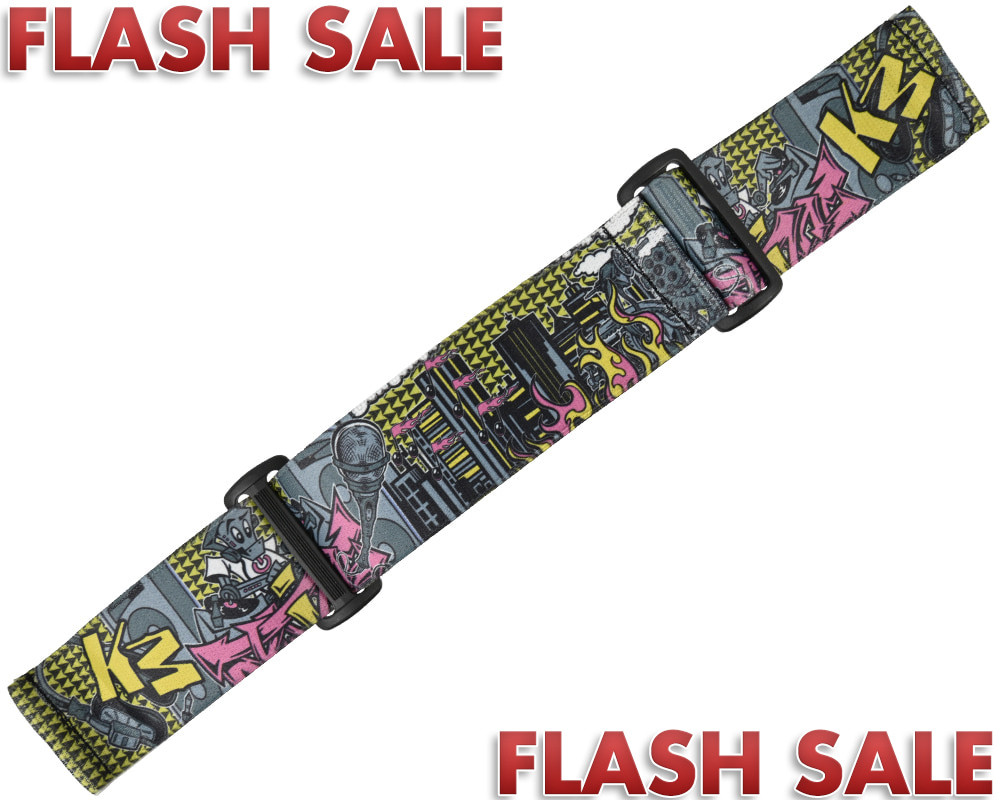 NEW KM Paintball Universal JT Goggle Strap - Phoenix Gold