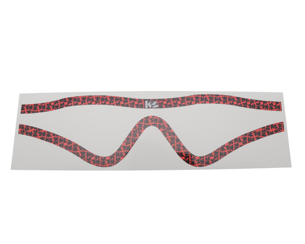 KM Paintball Mask Wraps Profit Lens All Over Red