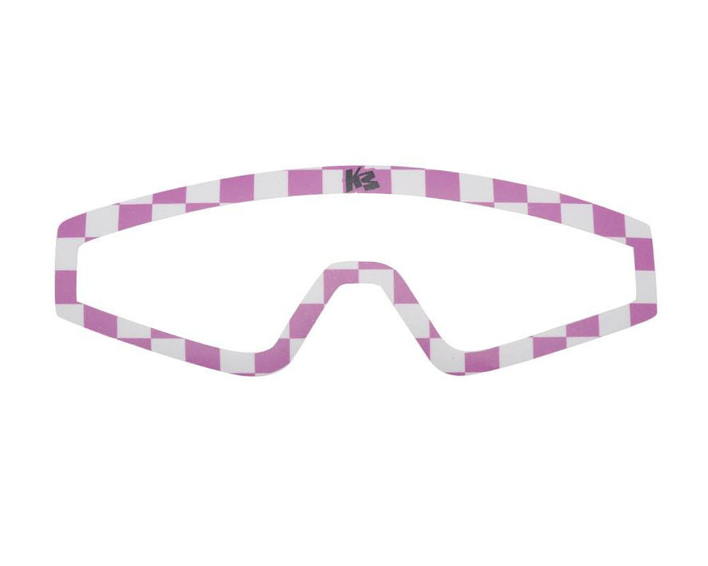 KM Paintball Mask Wraps Spectra Lens Pink Checkers