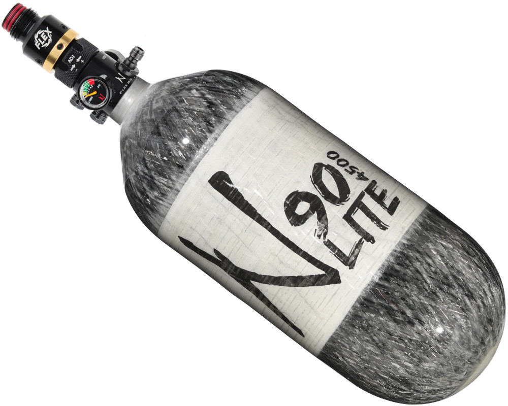 Ninja Lite Carbon Fiber Air Tank - 90/4500 w/ Flex Adjustable