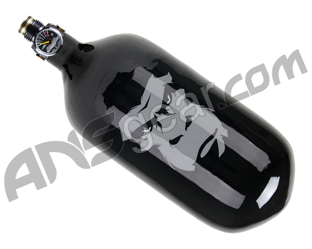 Old Hydro Guerrilla Air Carbon Fiber Tri Label Compressed Air Tank W