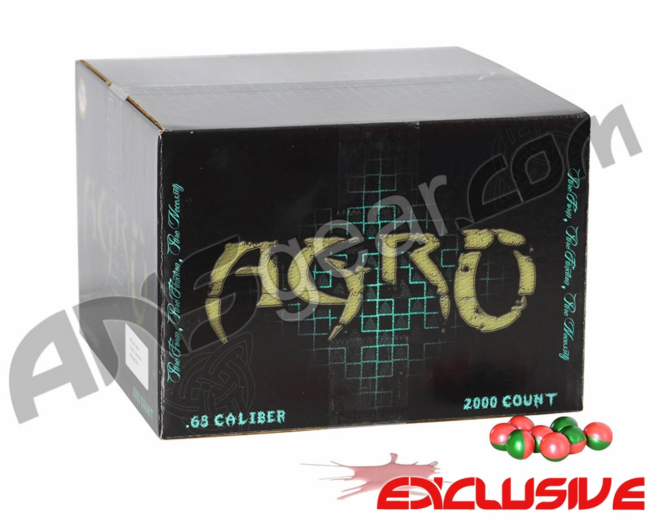 Dynasty Pro Team 2,000 Round Paintball Case - Aqua Metallic Shell/Ultra  Violent Yellow Fill ( .68 Caliber ) (