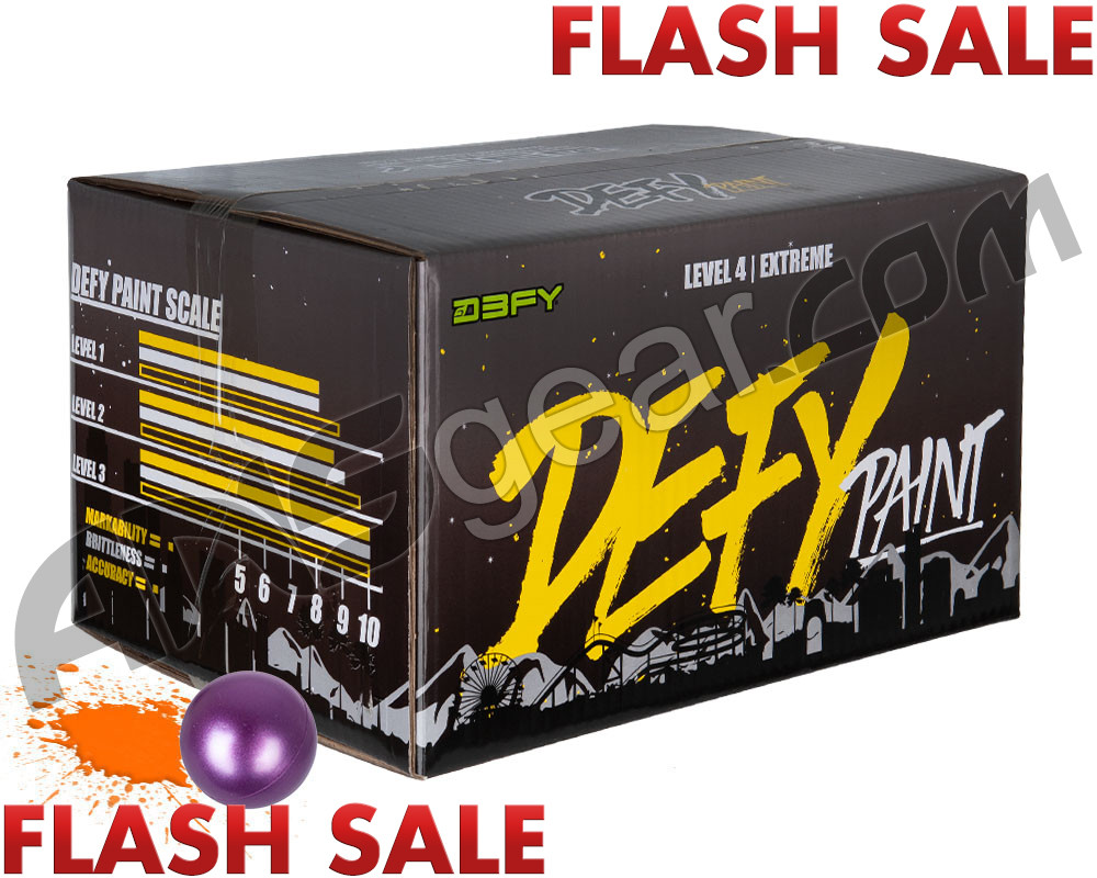 D3FY Sports Level 4 Extreme 2,000 Round Paintball Case - Fire