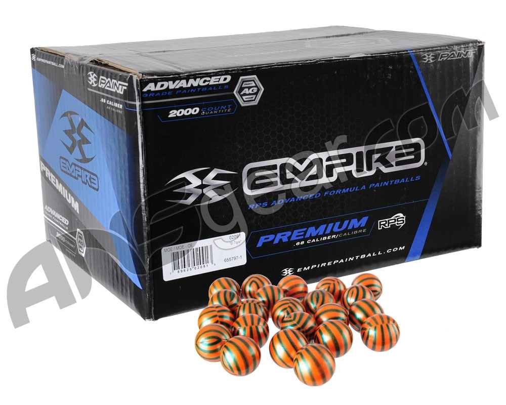 Empire El Tigre Paintballs Case 100 Rounds - Orange Fill