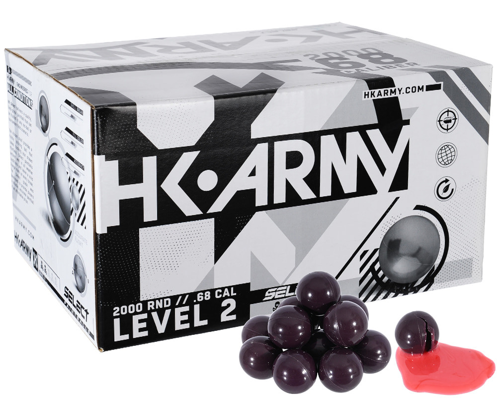 HK Army Select Paintballs Case 2000 Rounds - Pink Fill