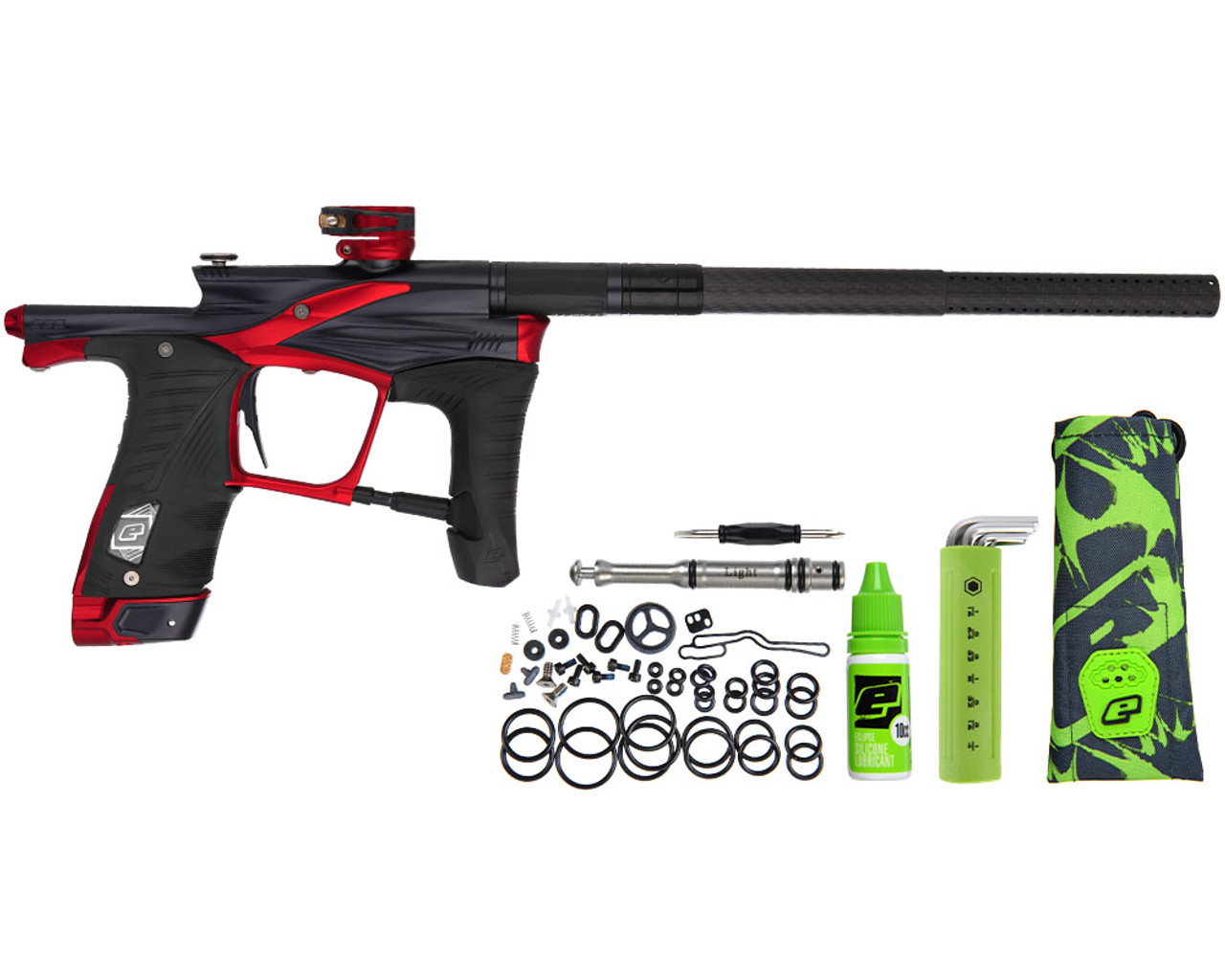 PLANET ECLIPSE EGO LV1.6 Paintball Gun - Black with Red Parts