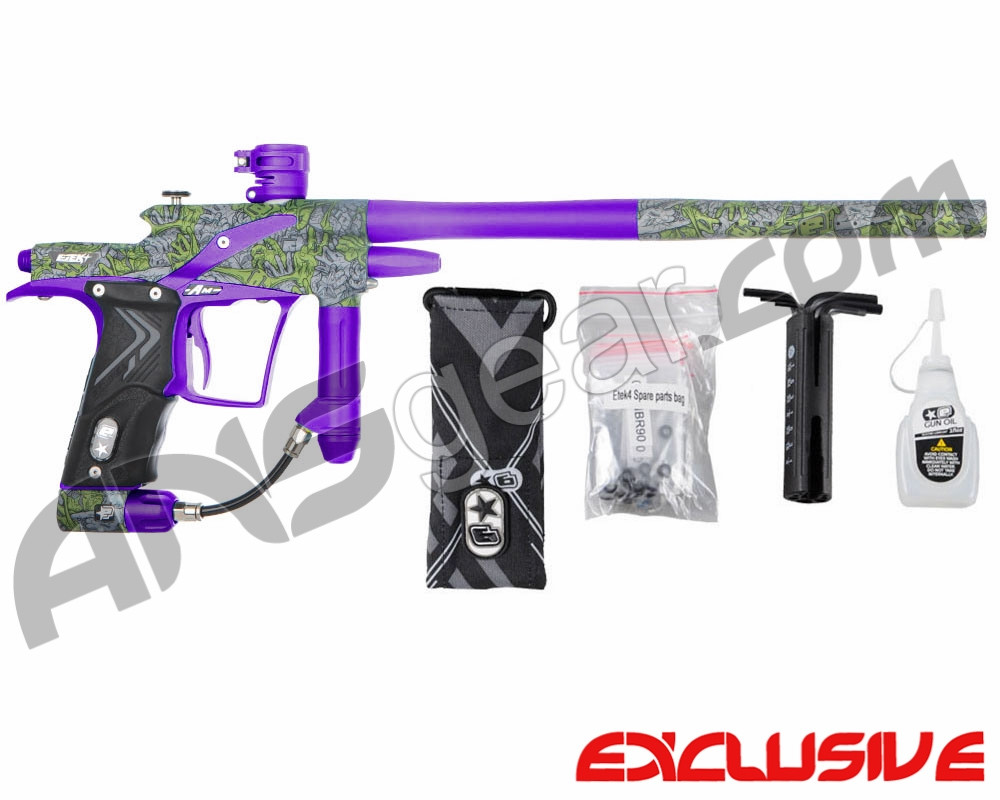 Planet Eclipse Etek 4 AM Paintball Gun - Stretch Poison/Electric Planet Eclipse Etek 4 AM Paintball Gun - Stretch Poison/Electric