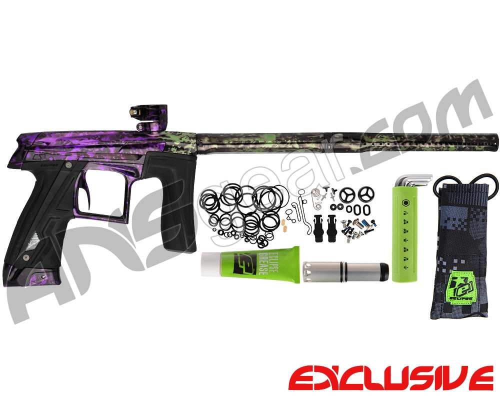 Planet Eclipse Geo CS1 Paintball Gun Polished Acid Wash Joker Fade