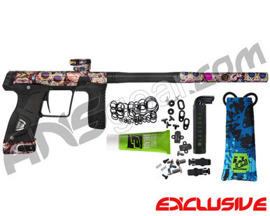 Planet Eclipse Gtek 170R Paintball Gun - Sugar Skulls Black
