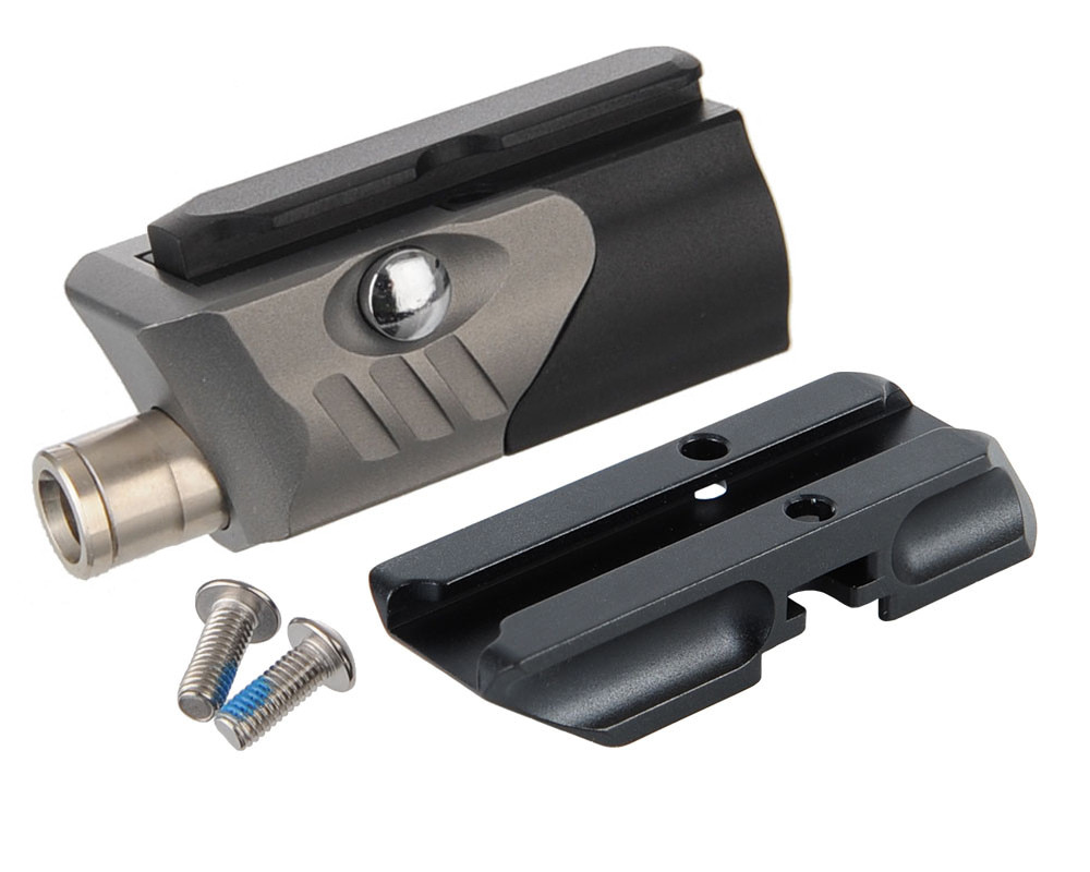 Planet Eclipse POPS On/Off ASA w/ V2 Mini Rail - Dust Pewter