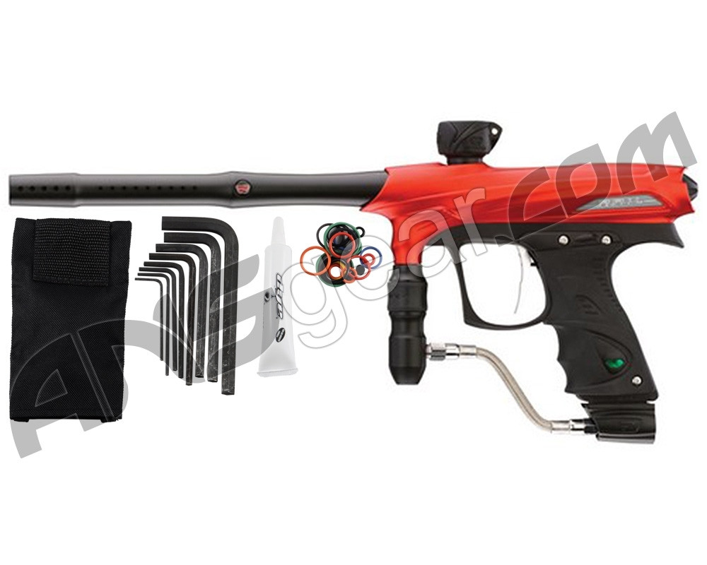 2011 Proto Rail PMR Paintball Gun Dust Red