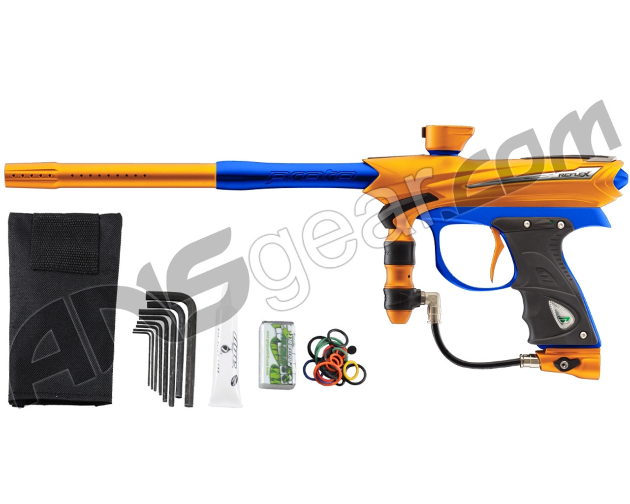 2013 Proto Reflex Rail Paintball Gun Orange/Blue