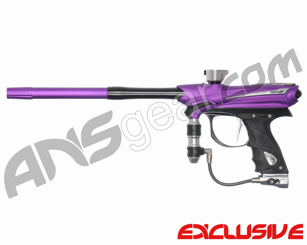 Proto Reflex Rail Paintball Gun Purple/Silver