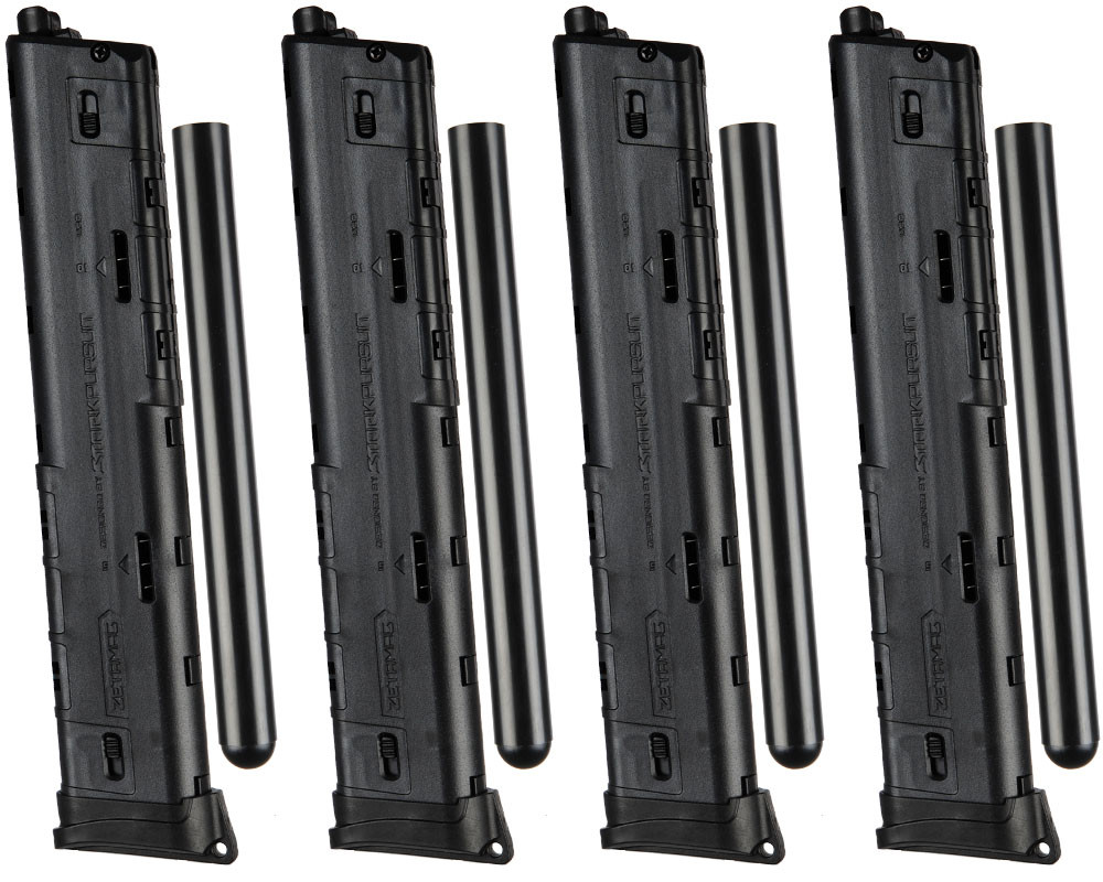 4 Pack Stark Pursuit 20 Round ZetaMag Gen 3 - TiPX/TPX - Black