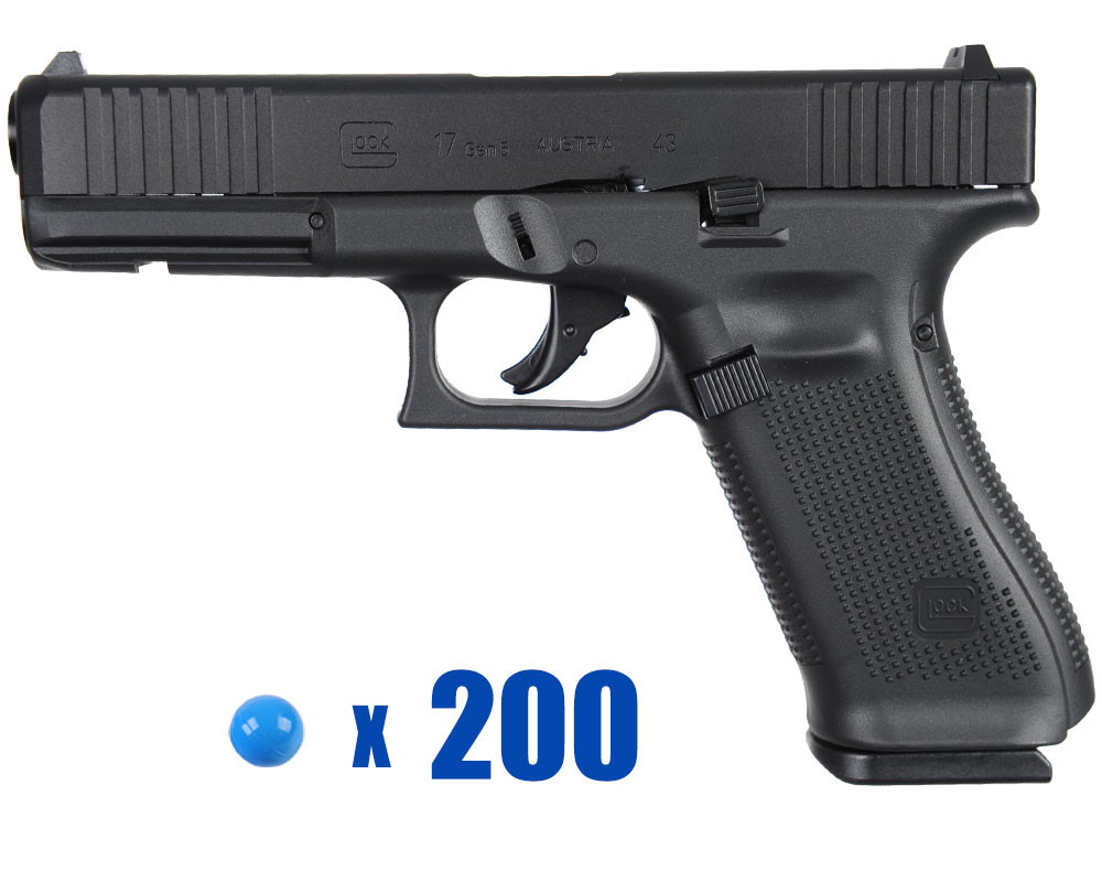 T4E .43 Cal Charlie Training Pistol Paintball Package Kit - Glock
