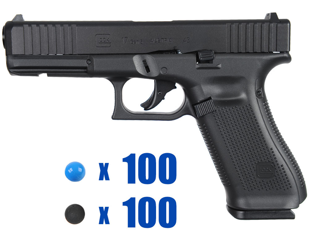 T4E .43 Cal Echo Training Pistol Paintball Package Kit - Glock G17