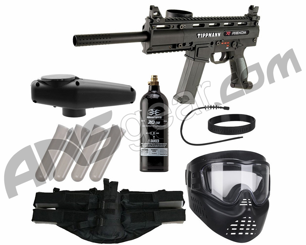 Exalt Grip Skin Für Tippmann A7, X7 & Phenom - Rutschfester Schwarz Griff