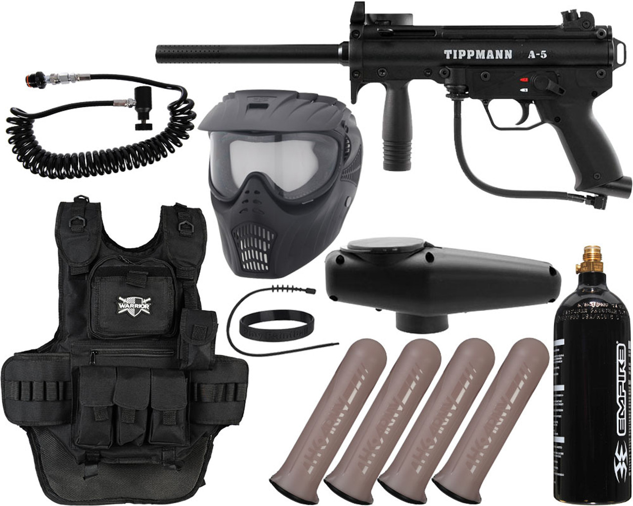 Tippmann A5 Paintball Marker Gun with the Cyclone Feed System