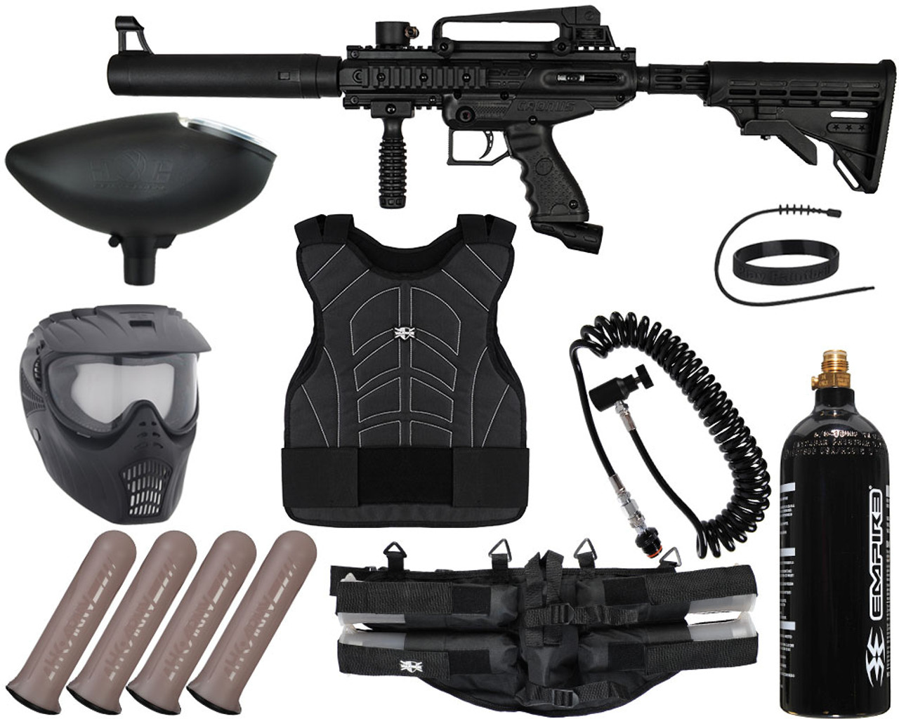 Tippmann Cronus Tactical Light Gunner Paintball Gun Package Kit