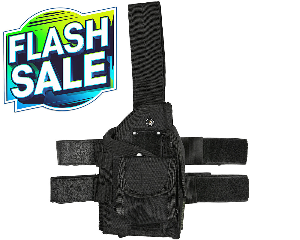 Tippmann TiPX Pistol Leg Holster - Black (T220101) - ANSgear.com