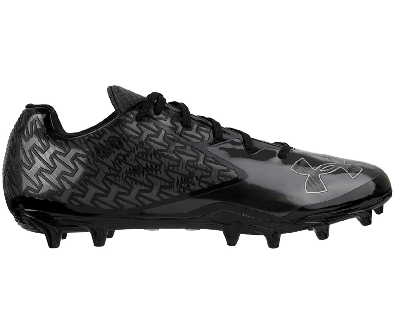 Under Armour Nitro Low MC Paintball Cleats - Black/Charcoal