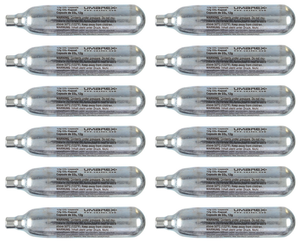 Umarex 12 Gram CO2 Cartridge (12-Pack)