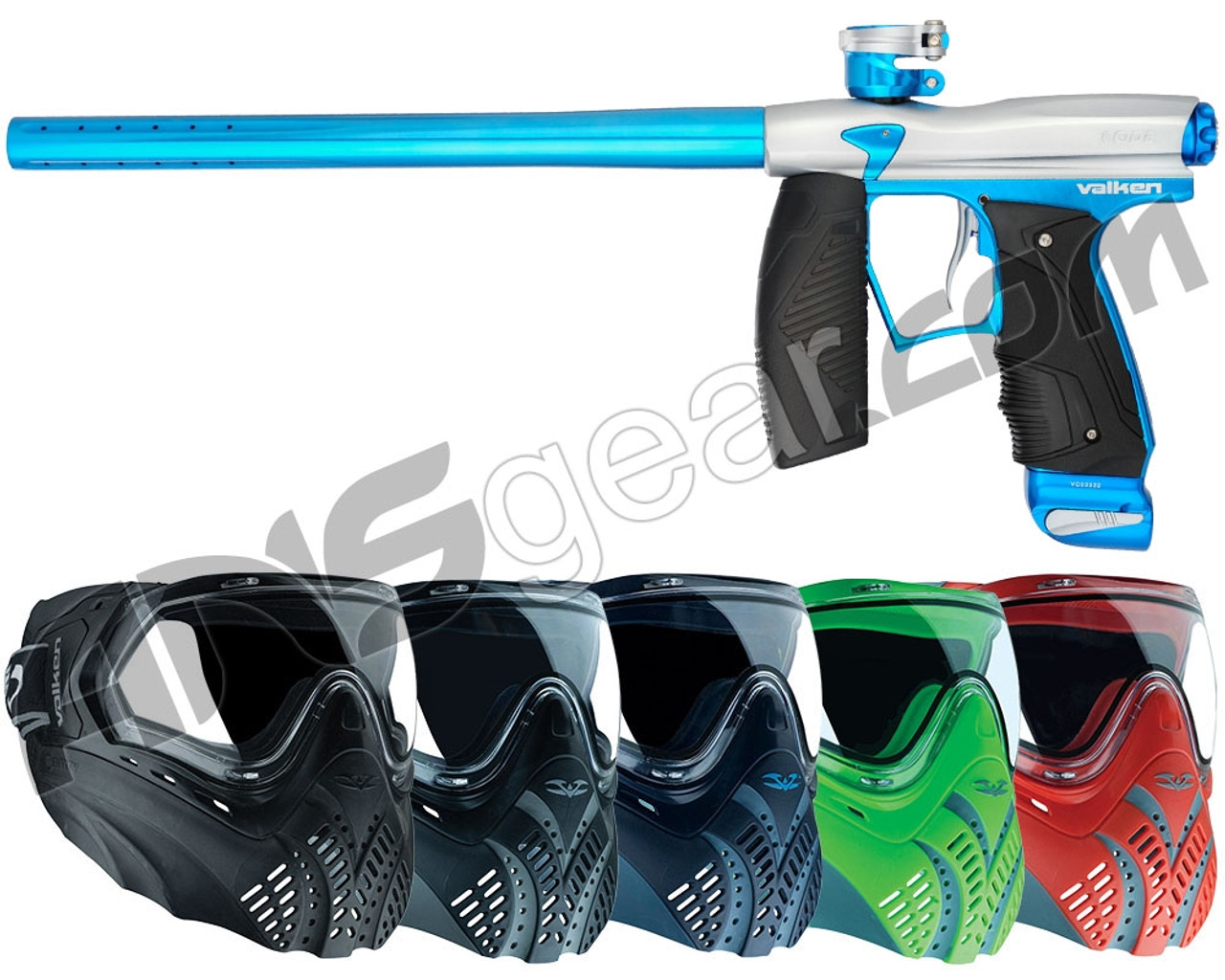 Valken Code SE Paintball Gun Arctic Blue w/ Free Mask