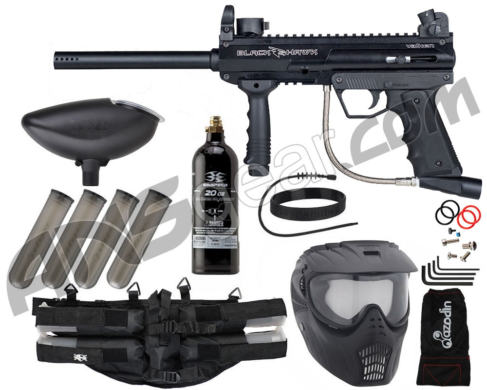 Valken VTac SW1 Blackhawk Epic Paintball Gun Package Kit
