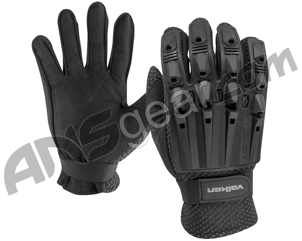 Valken Alpha Full Finger Paintball Gloves Black