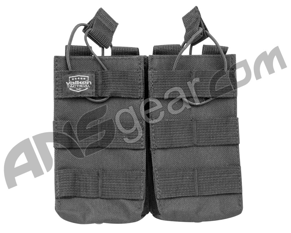 Valken Airsoft Tactical AR Double Magazine Pouch Black