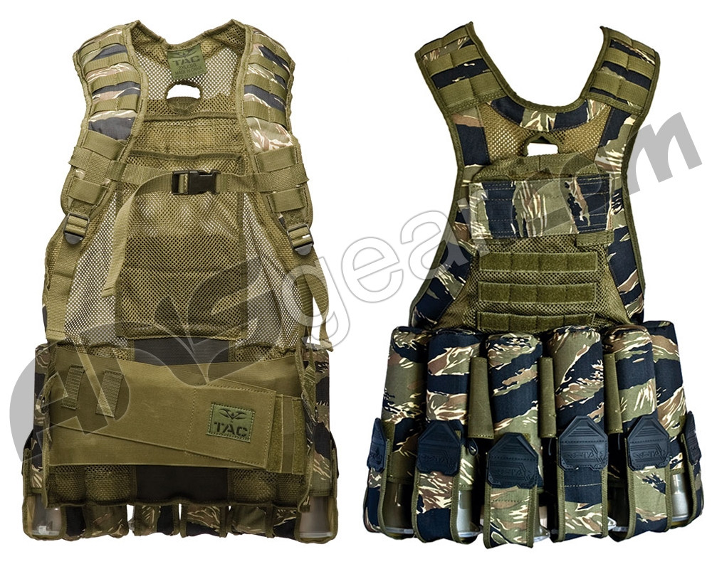 Valken VTac Echo Paintball Vest Tiger Stripe